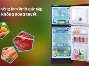 Tủ lạnh Aqua 130 lít AQR-T150FA(BS)- Hệ thống làm lạnh gián tiếp