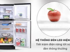 Tủ lạnh Aqua 130 lít AQR-T150FA(BS) - Đèn Led tiết kiện điện