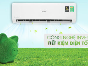 9. Máy lạnh AQUA sở hữu công nghệ tiết kiệm điện ưu việt PID Inverter