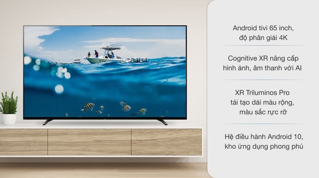 4. Android Tivi OLED Sony XR-65A80J 4K 65 inch