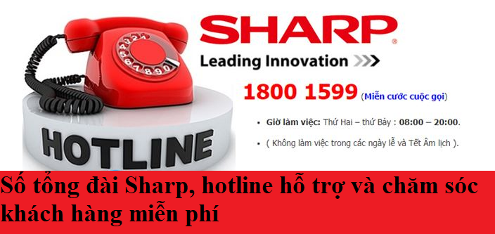 2. Tổng đài chăm sóc khách hàng của Sharp tại Việt Nam