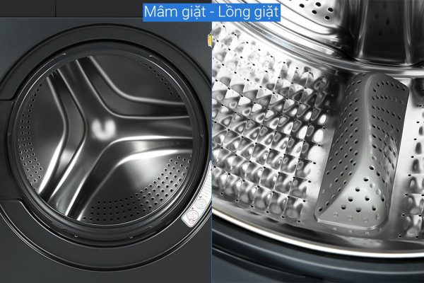 Máy giặt Inverter 10 kg Aqua AQD- D1002G BK | Trả góp 0%