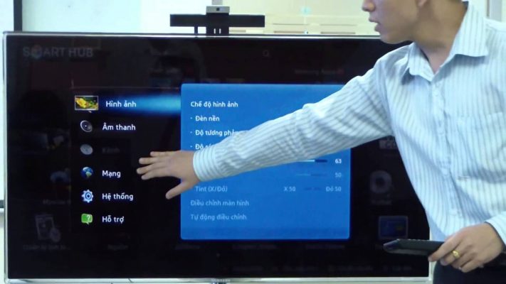 4. Hướng dẫn kết nối thiết bị trên tivi Samsung 43 inch 