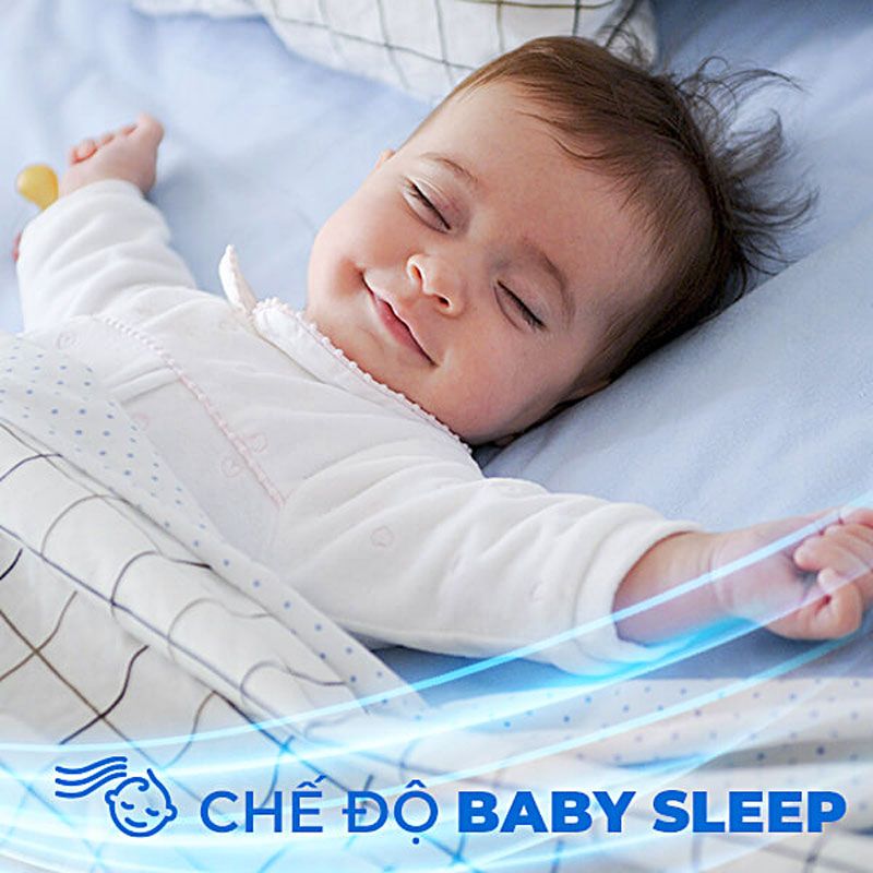 5. Sở hữu tính năn Baby Sleep nhẹ nhàng yên tĩnh giúp bé ngủ ngon