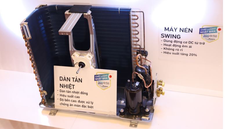 4. Điều hòa 9000BTU Daikin ATKA25UAVMV trang bị bộ máy nén cao cấp Bảo vệ điện áp cao – thấp cho bo mạch