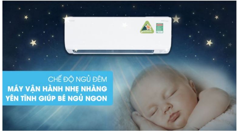 4. Máy lạnh inverter Daikin FTHF60RVMV có chế độ ngủ đêm cho giấc ngủ sâu hơn