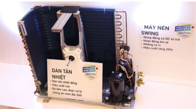 5. Điều hòa Daikin trang bị bộ máy nén cao cấp bảo vệ điện áp cao – thấp cho bo mạch