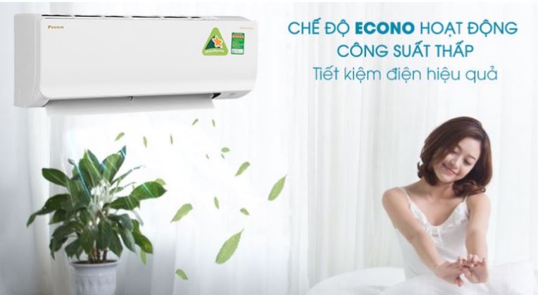 11. Dàn máy lạnh Daikin giúp tiết kiệm điện năng hiệu quả với chế độ Econo