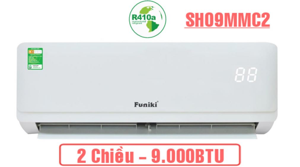 1. Điều hòa Funiki SH09MMC2 9000BTU có thiết kế sang trọng hiện đại