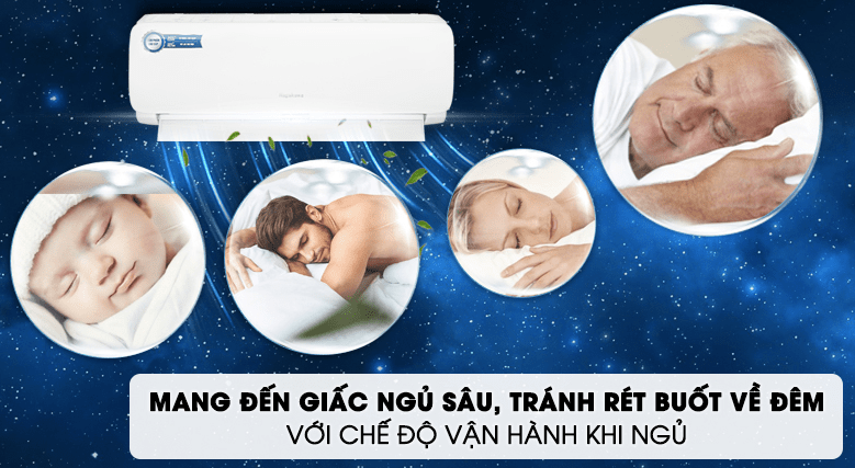 3. Tiết kiệm điện năng, bảo vệ sức khỏe người dùng với chế độ vận hành khi ngủ