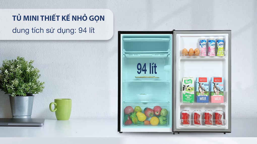 4. Tủ lạnh Electrolux 94l EUM0930BD-VN sở hữu ngăn kéo tiện lợi