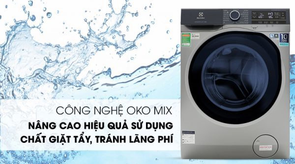 7. Nhờ công nghệ Oko Mix giúp Tăng cường hiệu quả sử dụng chất giặt tẩy
