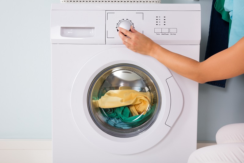 Máy giặt Sharp có nút reset