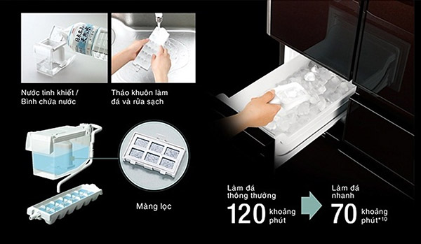 2. Cách sử dụng tủ lạnh 3 ngăn Hitachi