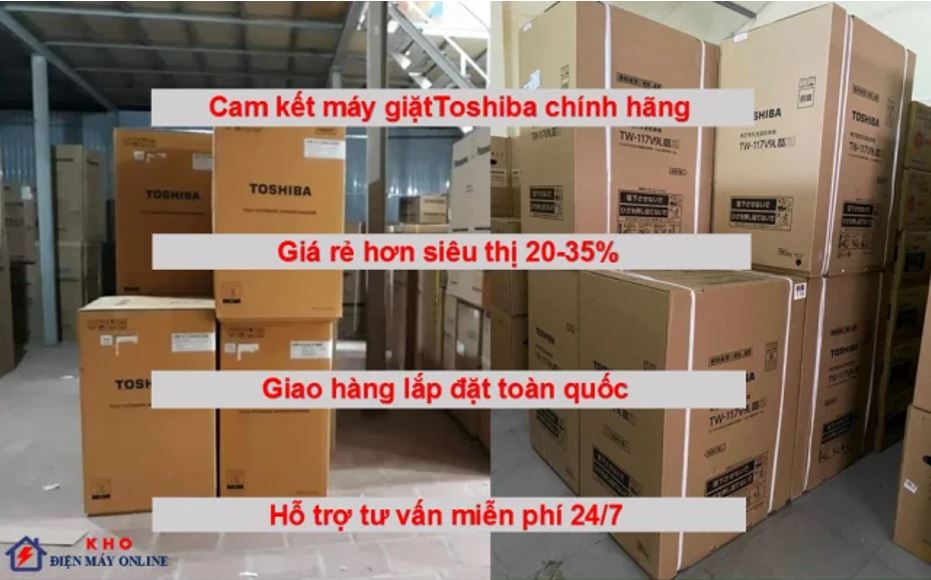 4. Tại sao nên mua máy giặt Toshiba 10.5 KG AW-DUK1160HVSG tại Kho điện máy online