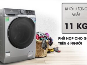 Máy giặt Electrolux 11kg EWF1141AESA phù hợp gia đình trên 6 thành viên