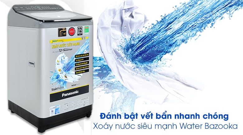 Máy giặt Panasonic NA-FD95X1LRV giá rẻ nâng cao hiệu quả giặt sạch