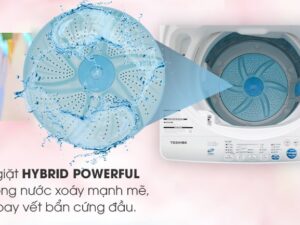 Nâng cao hiệu quả giặt sạch với mâm giặt Hybrid Powerful 