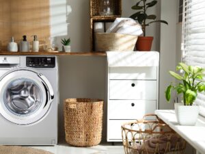 Máy giặt Electrolux được thiết kế cửa trước cùng khối lượng giặt lớn tới 9 kg