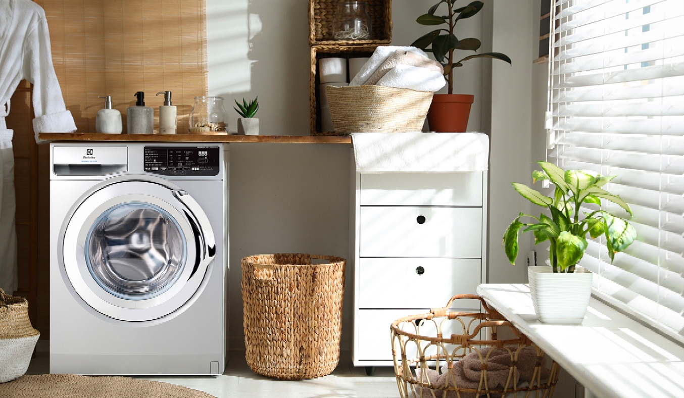 Máy giặt Electrolux được thiết kế cửa trước cùng khối lượng giặt lớn tới 9 kg