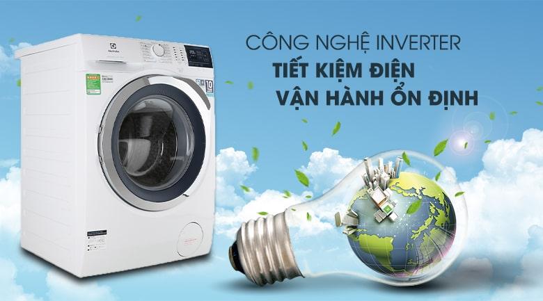 7. Công nghệ máy giặt Inverter vận hành ổn định, tiết kiệm điện nước