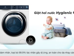 6. Công nghệ giặt hơi nước Hygienic Care, an toàn cho sức khỏe