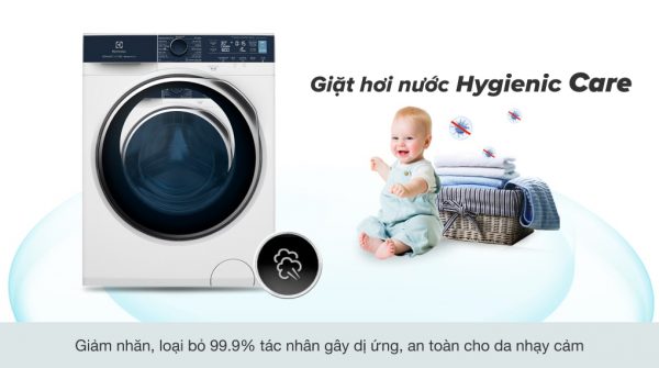 6. Công nghệ giặt hơi nước Hygienic Care, an toàn cho sức khỏe