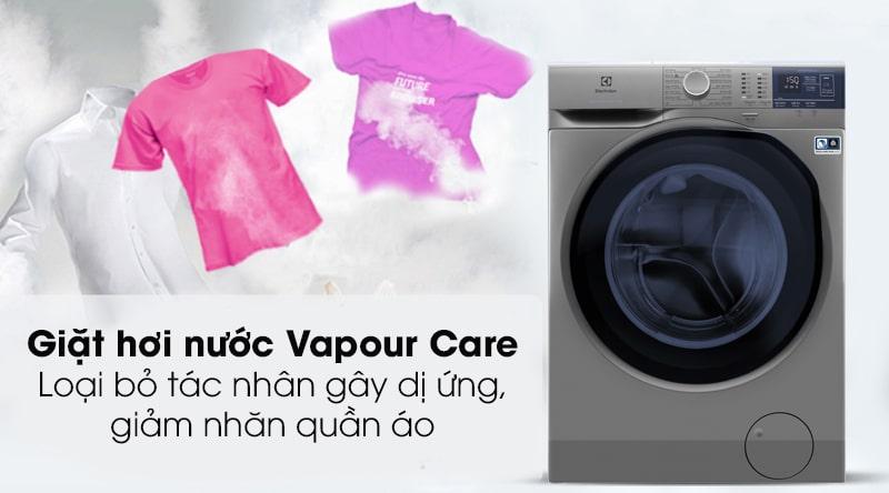 7. Loại bỏ vi khuẩn, giảm nhanh quần áo nhờ giặt hơi nước Vapour Care