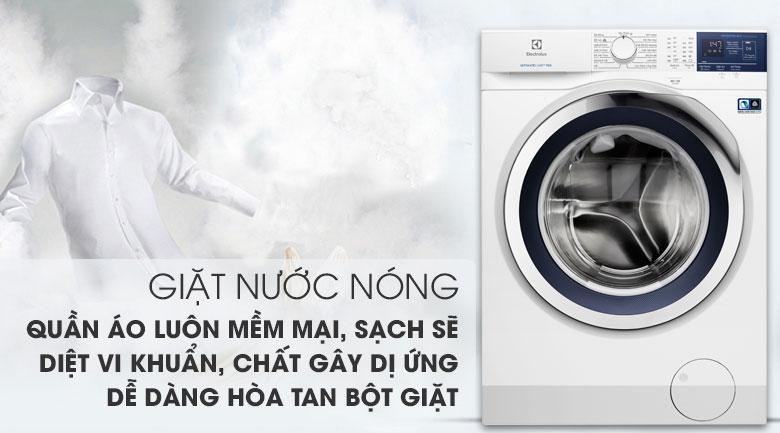 EWF8024BDWA giặt nước nóng giúp quần áo luôn sạch sẽ và mềm mại, diệt vi khuẩn, chất gây dị ứng hiệu quả