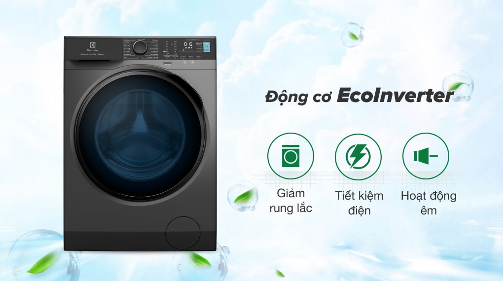7. Máy giặt Electrolux sở hữu công nghệ Eco Inverter vận hành êm ái