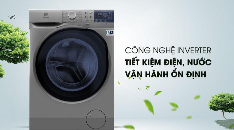 5. Công nghệ Inverter trên máy giặt 9 kg giúp tiết kiệm điện nước hiệu quả