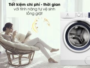 8. Máy giặt quần áo Electrolux EWF9024D3WB tự vệ sinh lồng giặt, tiết kiệm chi phí