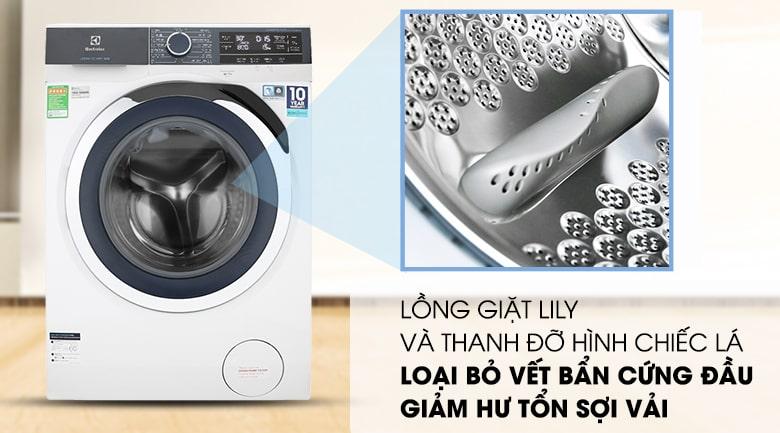 6. EWF9523BDWA | Máy giặt Electrolux 9.5 kg sở hữu thiết kế lồng giặt hình chiếc lá Lily độc đáo
