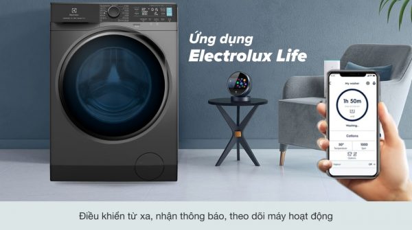 9. Máy giặt Electrolux 2021 có thể điều khiển máy giặt từ xa thông qua ứng dụng Electrolux Life