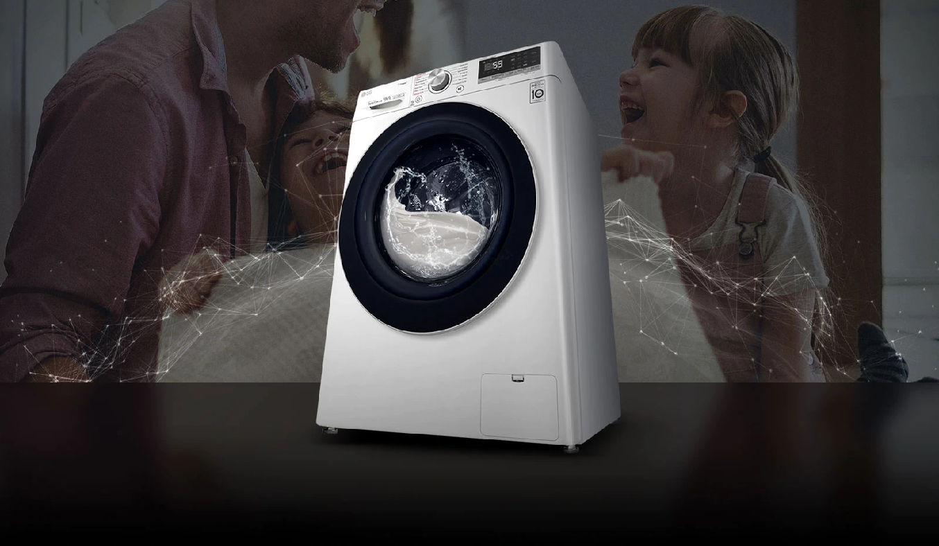 Máy giặt LG FV1409S3W giá rẻ thiết kế hiện đại sang trọng