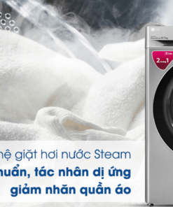 Công nghệ giặt hơi nước Steam loại bỏ vi khuẩn tối ưu