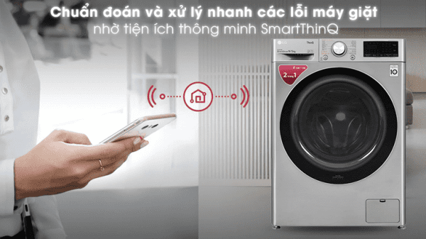 Chuẩn đoán và xử lý nhanh các lỗi máy giặt nhờ ứng dụng Smart ThinQ