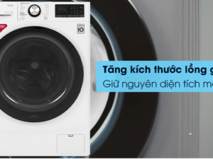 Tăng kích thước của lồng giặt vẫn giữ nguyên diện tích máy giặt