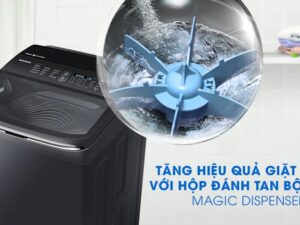 Trang bị hộp đánh tan bột giặt Magic Dispenser