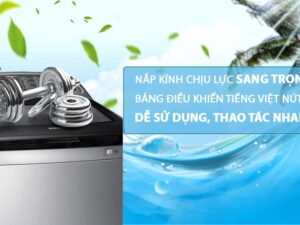 Máy giặt SamSung 8kg WA85T5160BY/SV dễ dàng sử dụng
