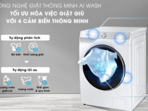 Tối ưu việc giặt giũ với công nghệ AI Wash