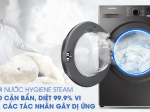 4. Công nghệ giặt hơi nước Hygiene Steam diệt khuẩn đến 99,9%, ngăn ngừa dị ứng