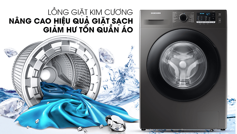 Máy giặt lồng ngang SamSung WW95TA046AX/SV giảm thiểu hư tổn quần áo