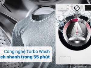 4. Giặt sạch nhanh chóng và tiết kiệm thời gian với chế độ TurboWash