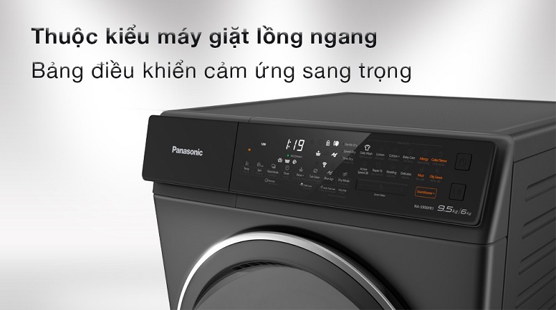 Thiết kế máy giặt Panasonic 9.5 kg NA-S956FR1BV
