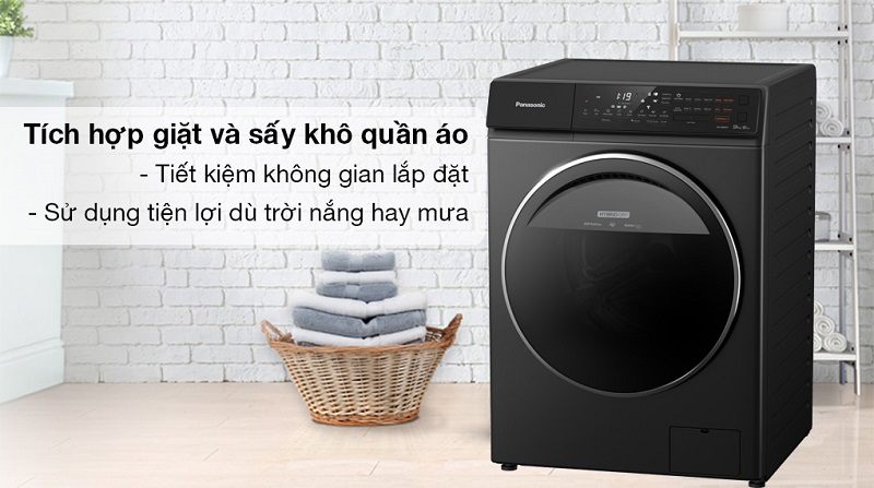 Máy giặt giá rẻ Panasonic NA-S956FR1BV tích hợp chức năng sấy
