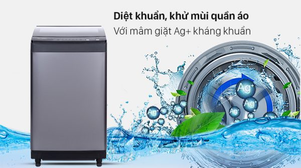 Máy giặt Sharp Inverter 9.5 Kg ES-X95HV-S - Diệt khuẩn khử mùi quần áo