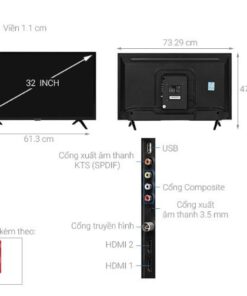 1. Thông số và thiết kế của Tivi FFalcon 32F1