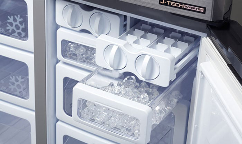Bộ xả đá của tủ lạnh ba cánh không hoạt động