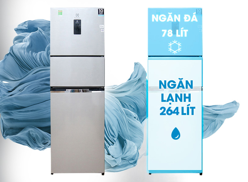 Tủ lạnh Electrolux EME3500MG inverter 342 lít